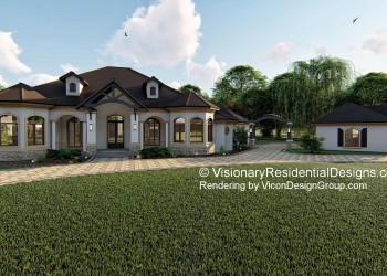 TRADITIONAL ESTATE VISIONARY RESIDENTIAL DESIGNS 201728 ELEV 01