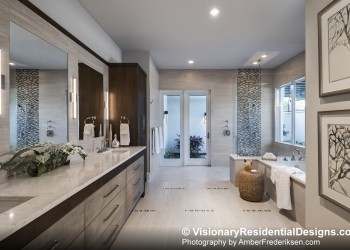 Modern Italianate Visionary Residential Designs JF 00003 Master Bath 18